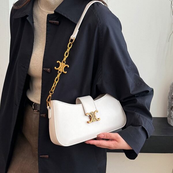 Luxury Arch Underarm Bag for Women, 2025 New Stylish Chain Casual Versatile Shoulder Crossbody Bags - Image 6