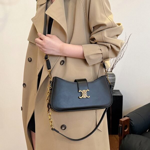 Luxury Arch Underarm Bag for Women, 2025 New Stylish Chain Casual Versatile Shoulder Crossbody Bags - Image 5