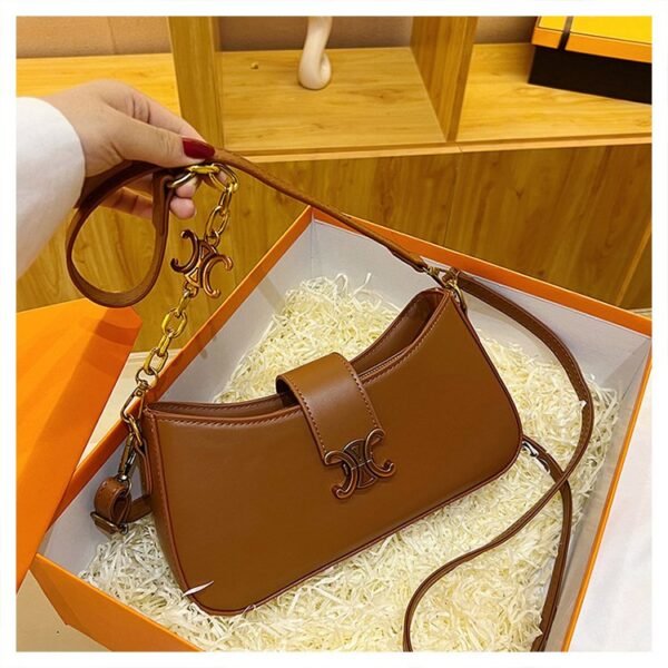 Luxury Arch Underarm Bag for Women, 2025 New Stylish Chain Casual Versatile Shoulder Crossbody Bags - Image 3