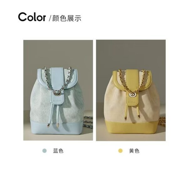 NovaGlam Chain Backpack - Spring/Summer New Travel Backpack for Women, Small Backpack for Outings (Luxury Design) - Image 8