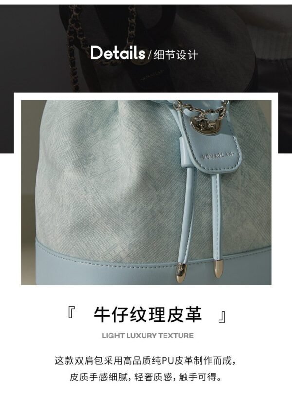 NovaGlam Chain Backpack - Spring/Summer New Travel Backpack for Women, Small Backpack for Outings (Luxury Design) - Image 7