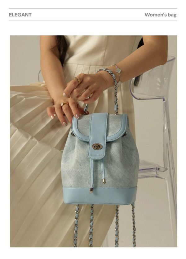 Bucket Bag 2025 Spring/Summer New Design - Black/Brown Luxury Stylish Shoulder Crossbody Bucket Bag - Image 2