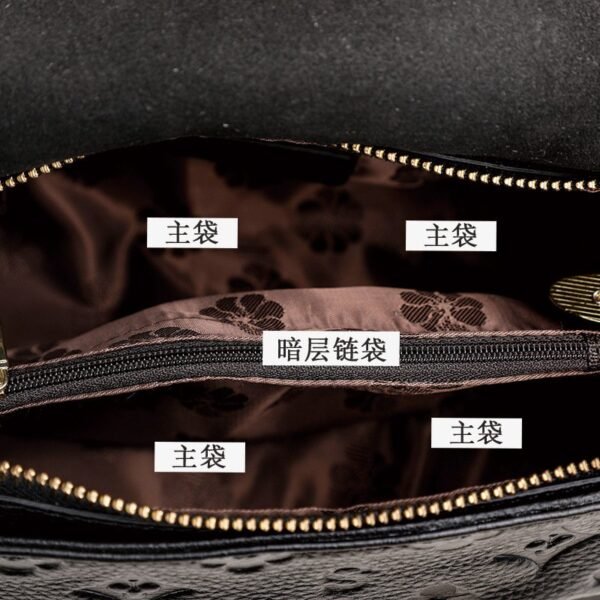 Qiandian Genuine Top-Grain Leather Bag - 2025 New Fashionable Versatile Summer Handbag for Women (Genuine Leather Shoulder/Crossbody Bag) - Image 5