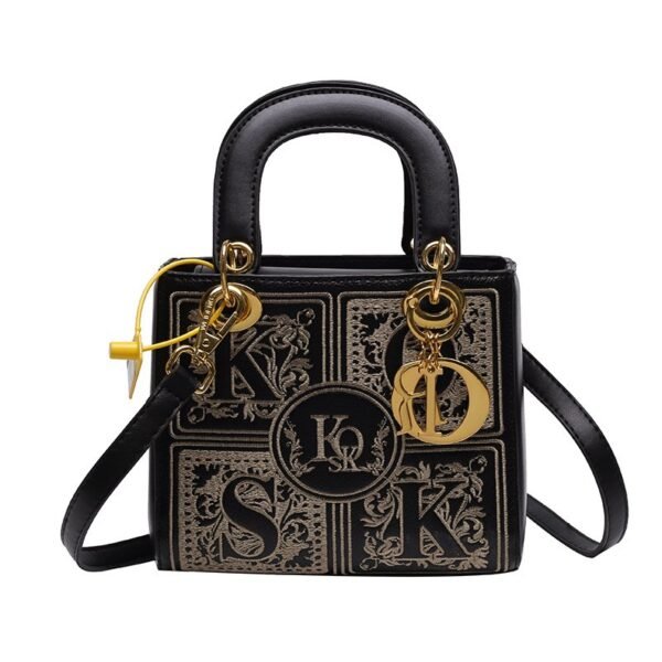 New Stylish Versatile Shoulder/Crossbody Embroidered Lady Dior Bag - Luxury Designer Small Square Bag for Women - Image 7