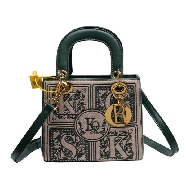 New Stylish Versatile Shoulder/Crossbody Embroidered Lady Dior Bag - Luxury Designer Small Square Bag for Women - Image 8
