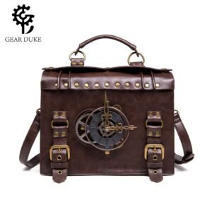 New Women's Bag 2025 Collection - European & American Punk Industrial Retro Shoulder Crossbody Bag
