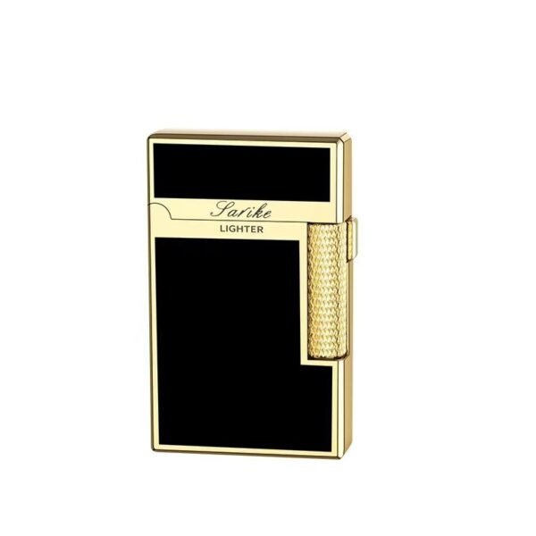 Original Derui Lighter - Ultra-Thin Pure Copper Flint Wheel Side-Slide Open Flame Gas Lighter (Unique Men's Gift) - Image 8