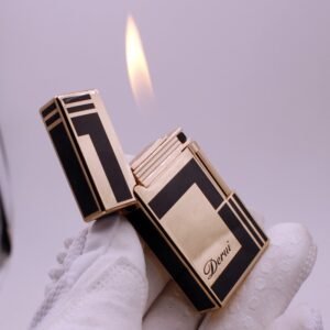 Original Derui Lighter - Ultra-Thin Pure Copper Flint Wheel Side-Slide Open Flame Gas Lighter (Unique Men's Gift)