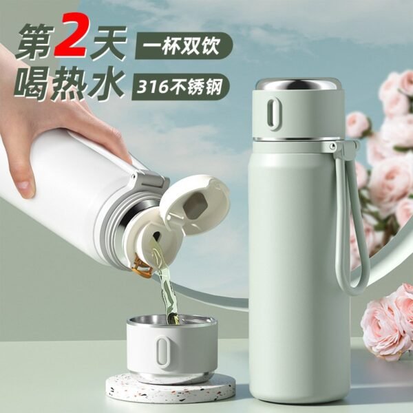 Smart Temperature-Display Insulated Cup - 316 Stainless Steel Food-Grade Water Bottle for Students/Children - Image 8