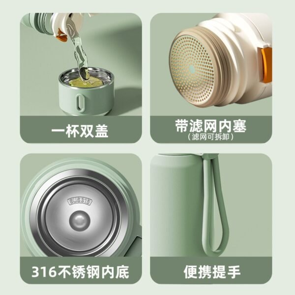 Smart Temperature-Display Insulated Cup - 316 Stainless Steel Food-Grade Water Bottle for Students/Children - Image 7