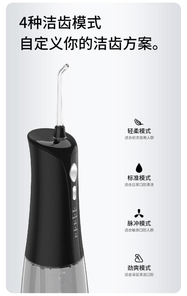New Large-Capacity Electric Oral Irrigator - Portable Dental Water Flosser for Home Teeth Cleaning - Image 6