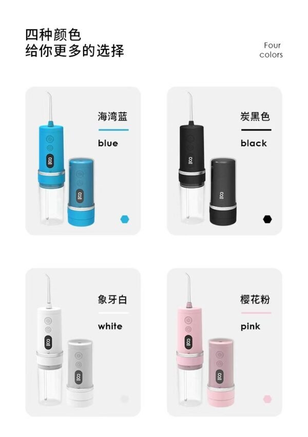 Portable Electric Water Flosser - Compact Oral Irrigator for Travel (Dental Hygiene Essential) - Image 3
