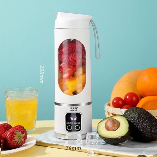 Mini Portable Juicer - USB Rechargeable Smoothie Cup with 10/12 Blades (Fruit & Vegetable Blender) - Image 5