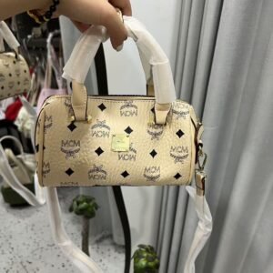 MCM Classic Print Boston Bag